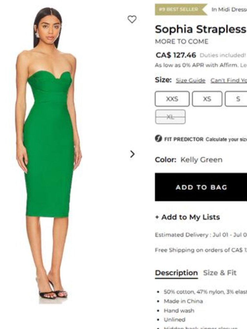 Sophia Strapless Midi Dress - Baby Blue (More to Come)